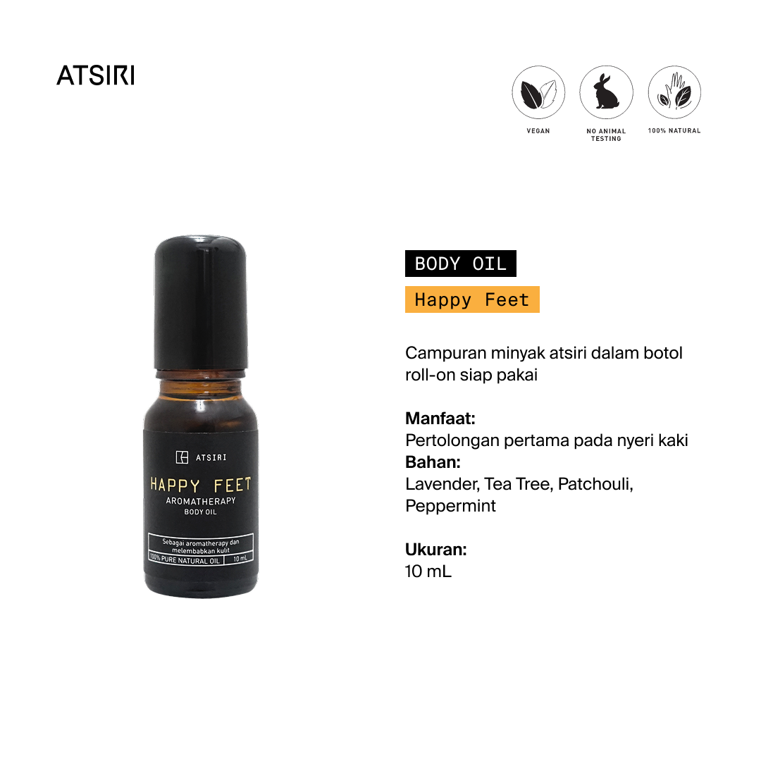 Happy Feet Diluted Oil Blend by Rumah Atsiri