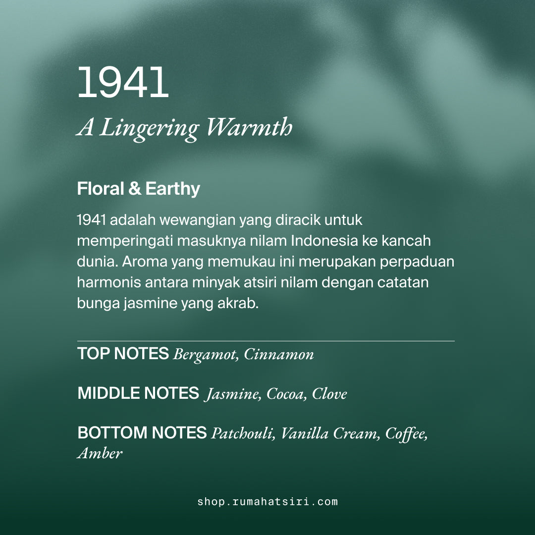 1941 Eau de Parfum by Rumah Atsiri