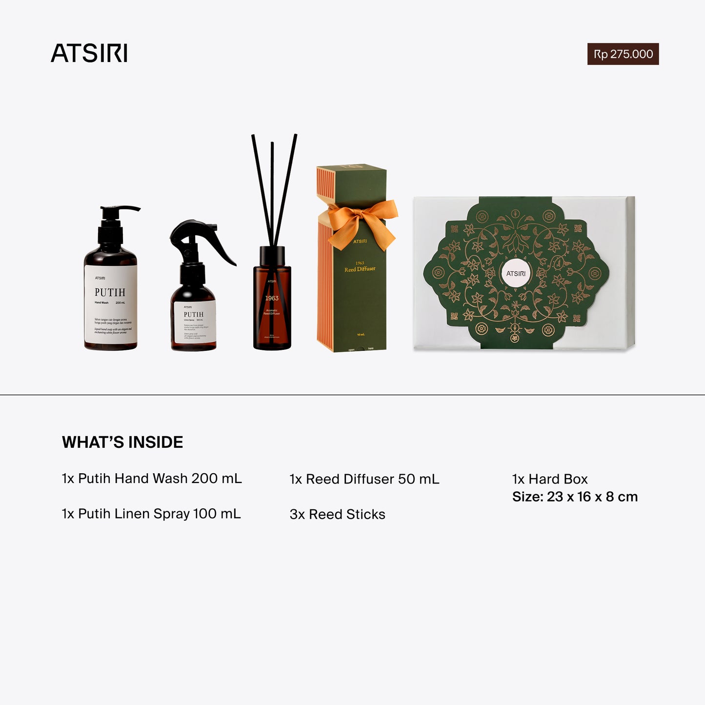 ATSIRI Putih Gift Set Paket Hadiah
