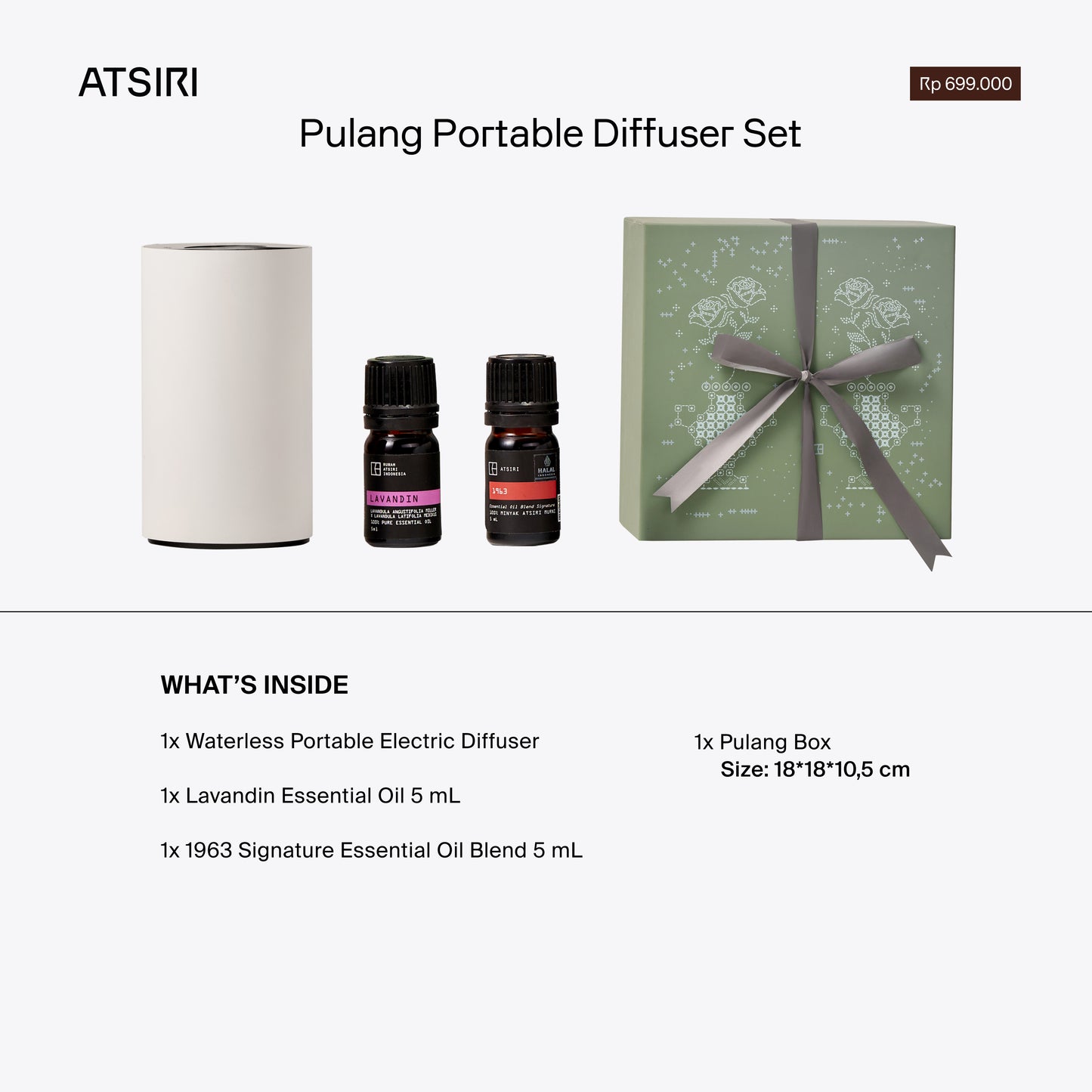 ATSIRI Pulang Portable Diffuser Set