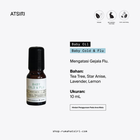 Baby Cold & Flu Aromatic Baby Oil by Rumah Atsiri