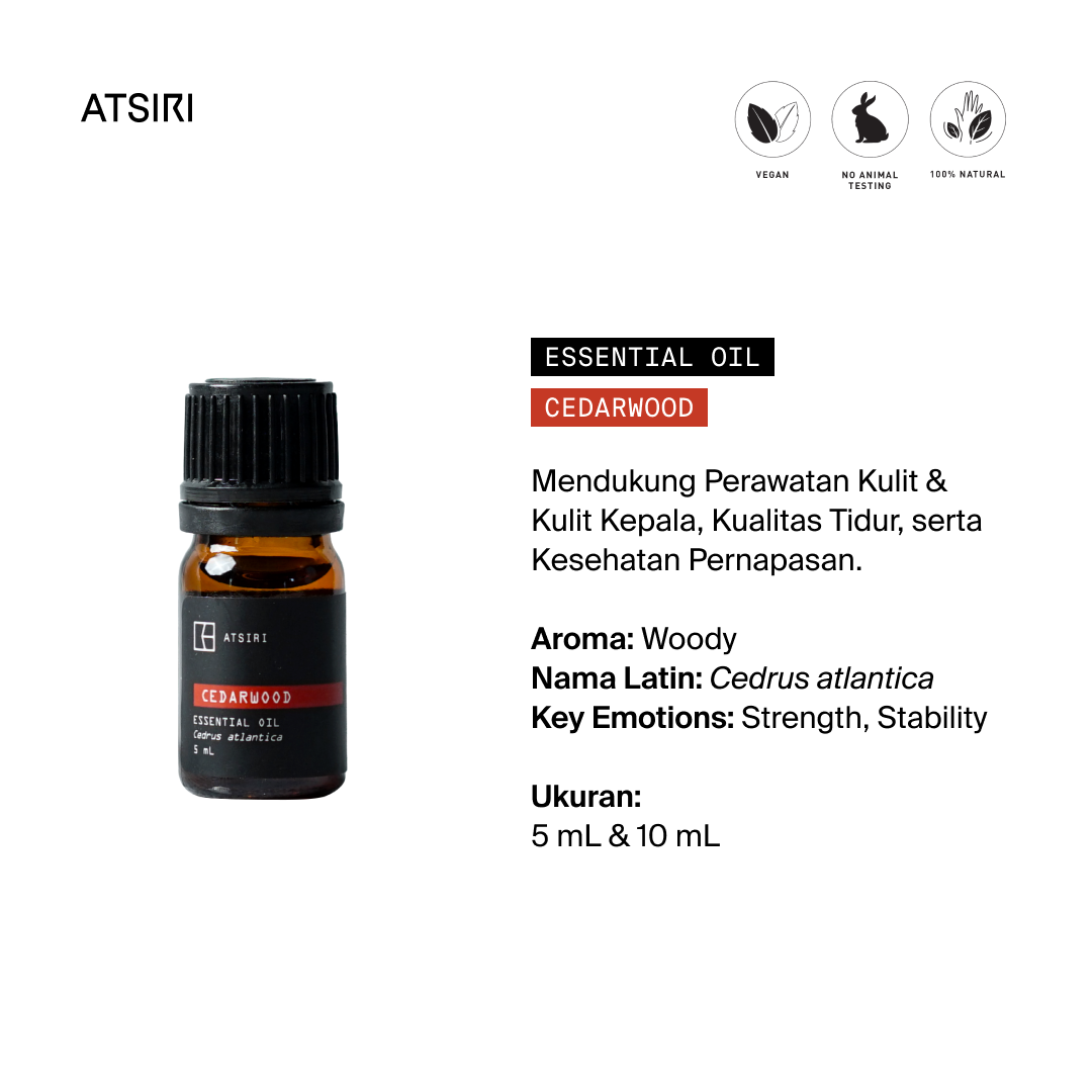 Cedarwood Essential Oil by Rumah Atsiri