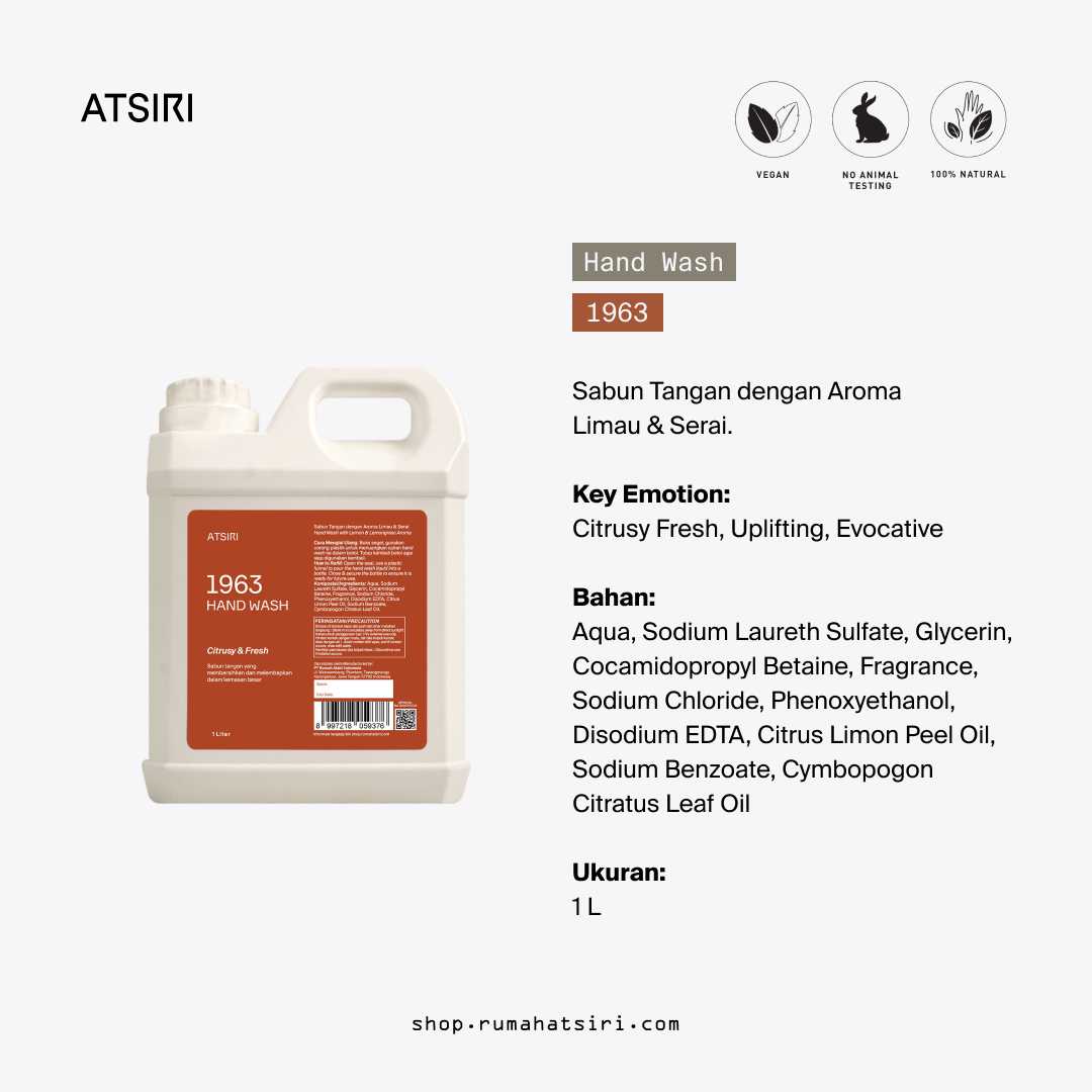 1963 Hand Wash by Rumah Atsiri