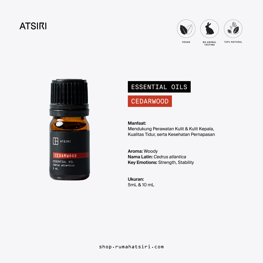 Cedarwood Essential Oil by Rumah Atsiri