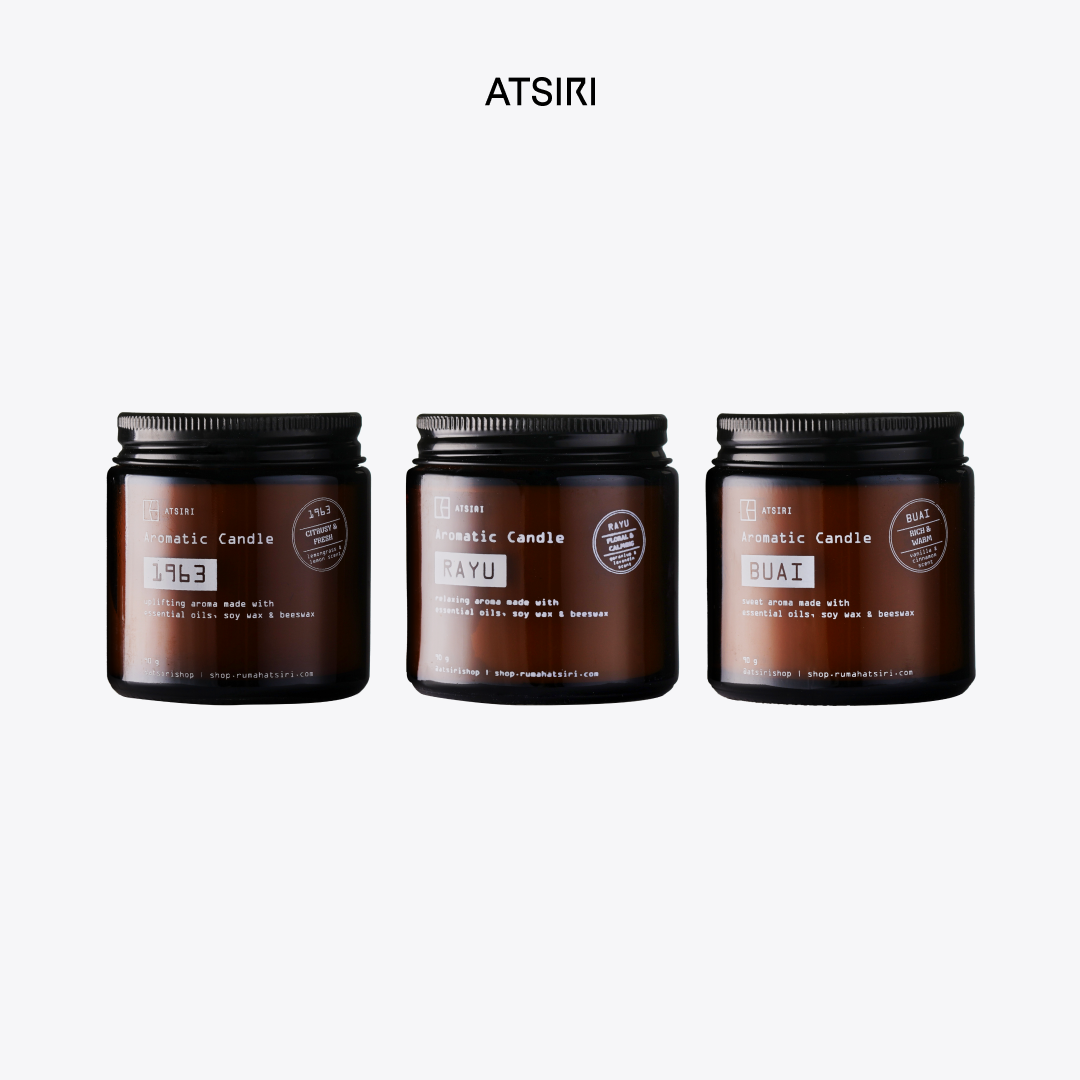 1963 Aromatic Jar Candles by Rumah Atsiri
