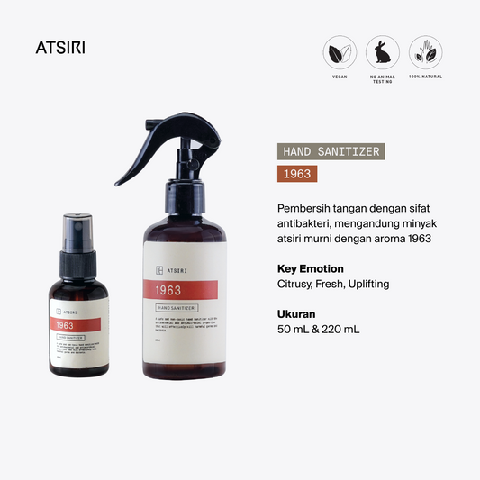 1963 Hand Sanitizer by Rumah Atsiri