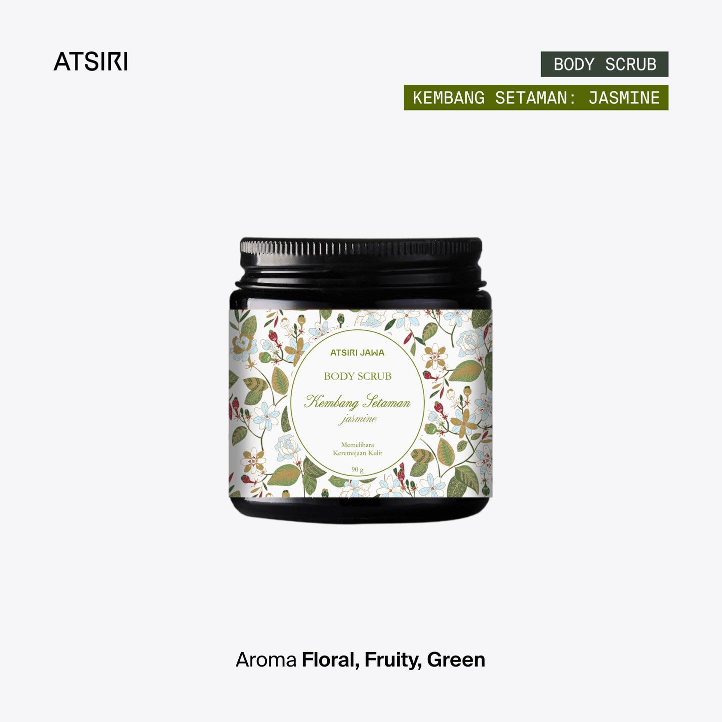Jasmine Kembang Setaman Body Scrub by Atsiri Jawa
