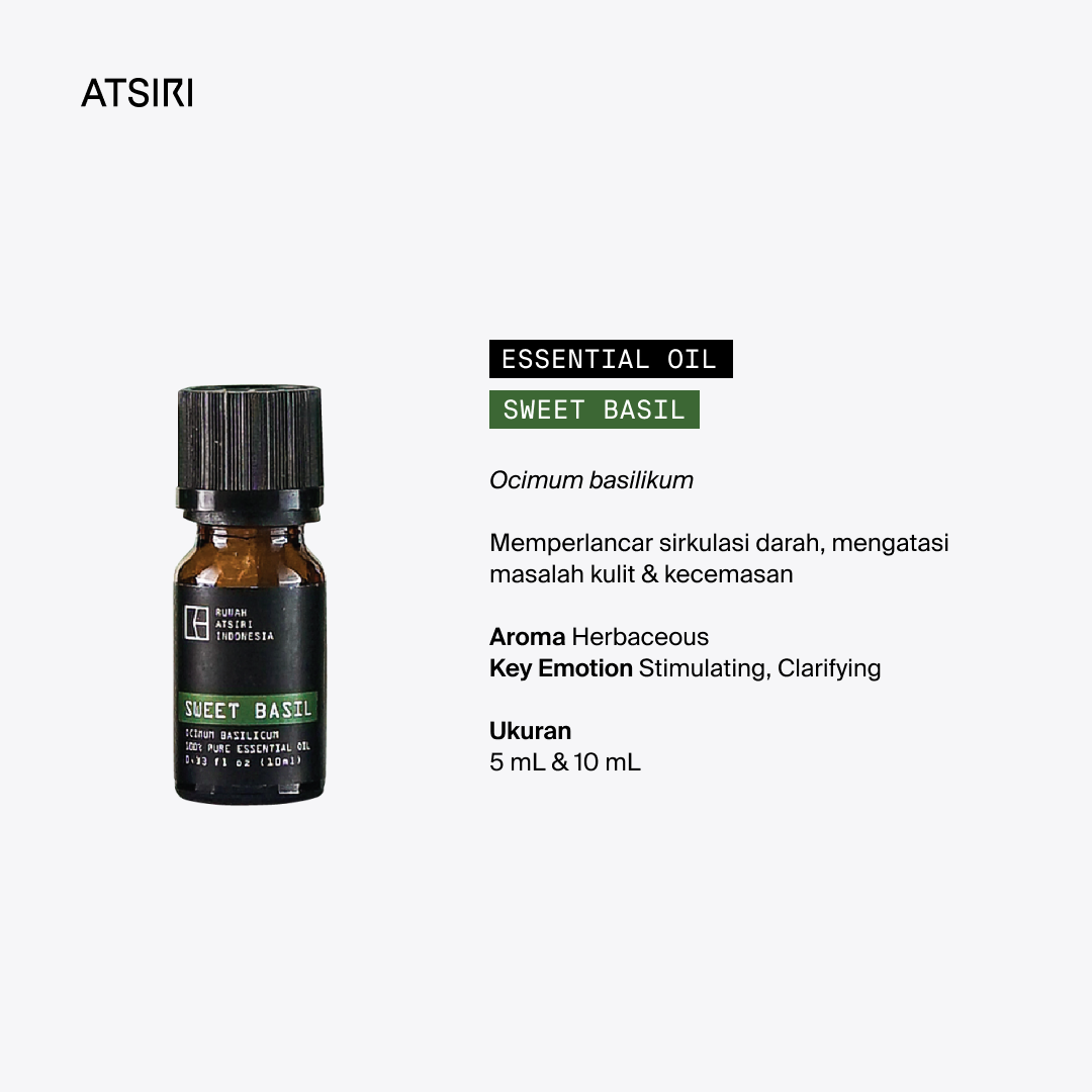 Sweet Basil Essential Oil by Rumah Atsiri
