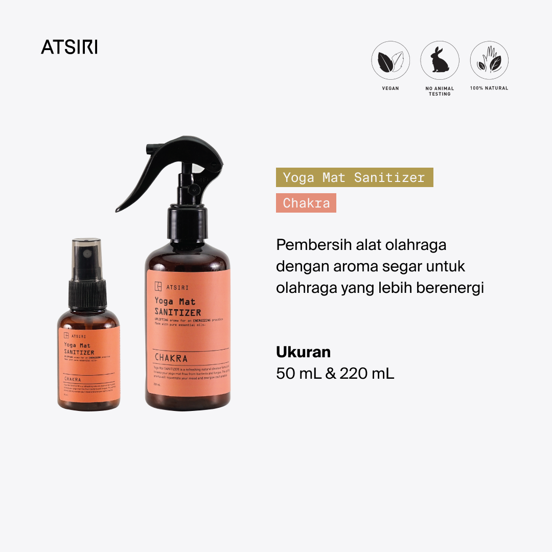 Chakra Yoga Mat Sanitizer by Rumah Atsiri