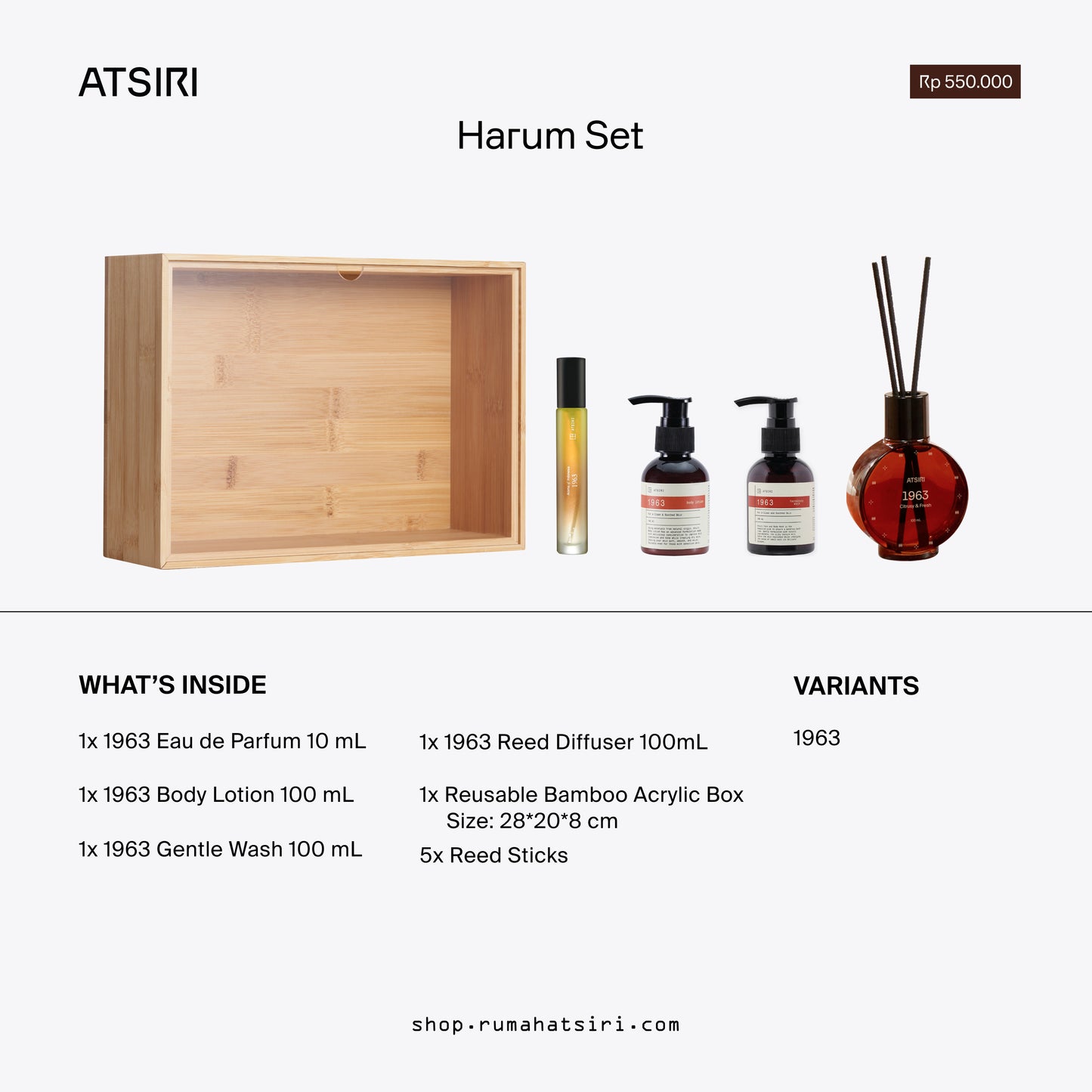 Harum Set By Rumah Atsiri Indonesia