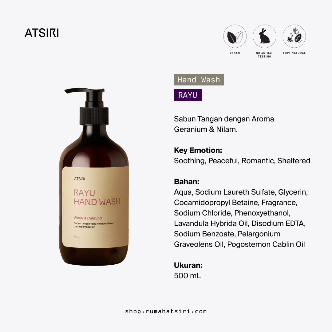 Rayu Hand Wash by Rumah Atsiri