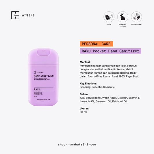 RAYU Pocket Hand Sanitizer by Rumah Atsiri