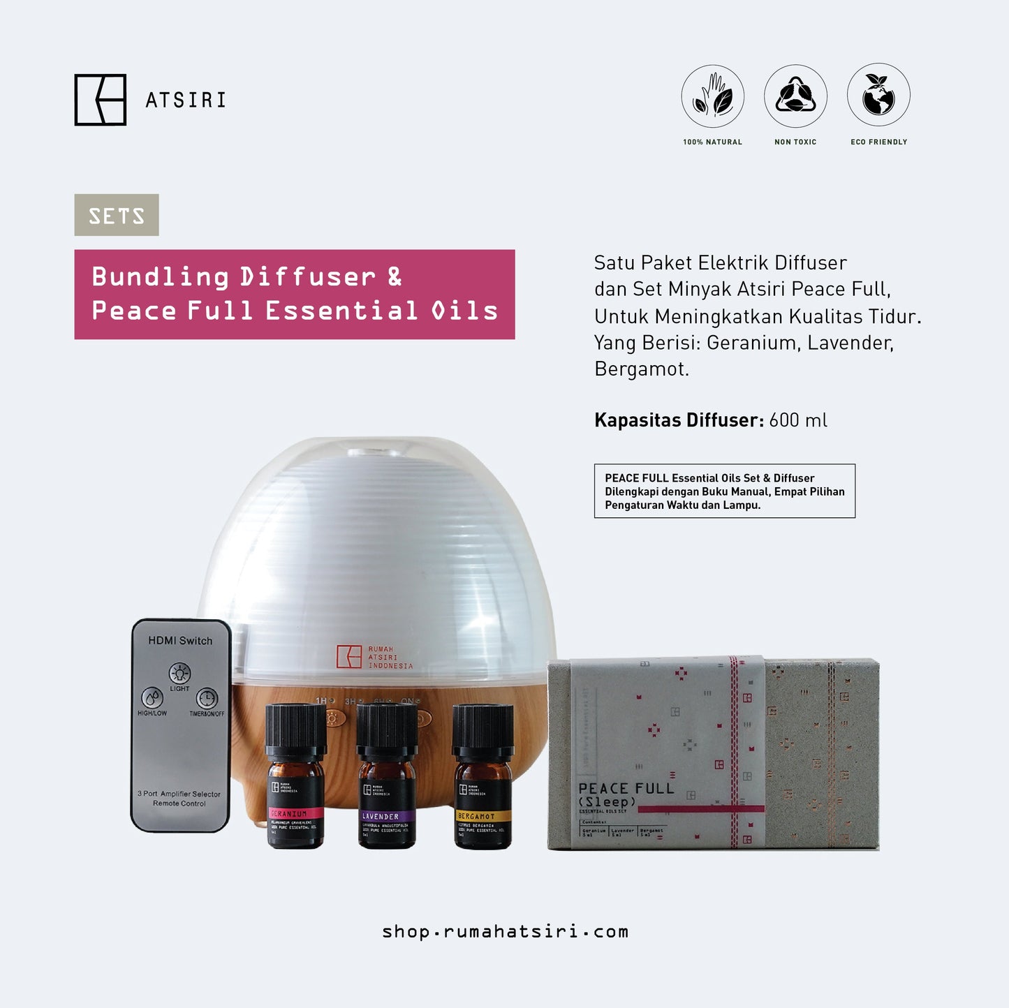 Peaceful Diffuser Package
