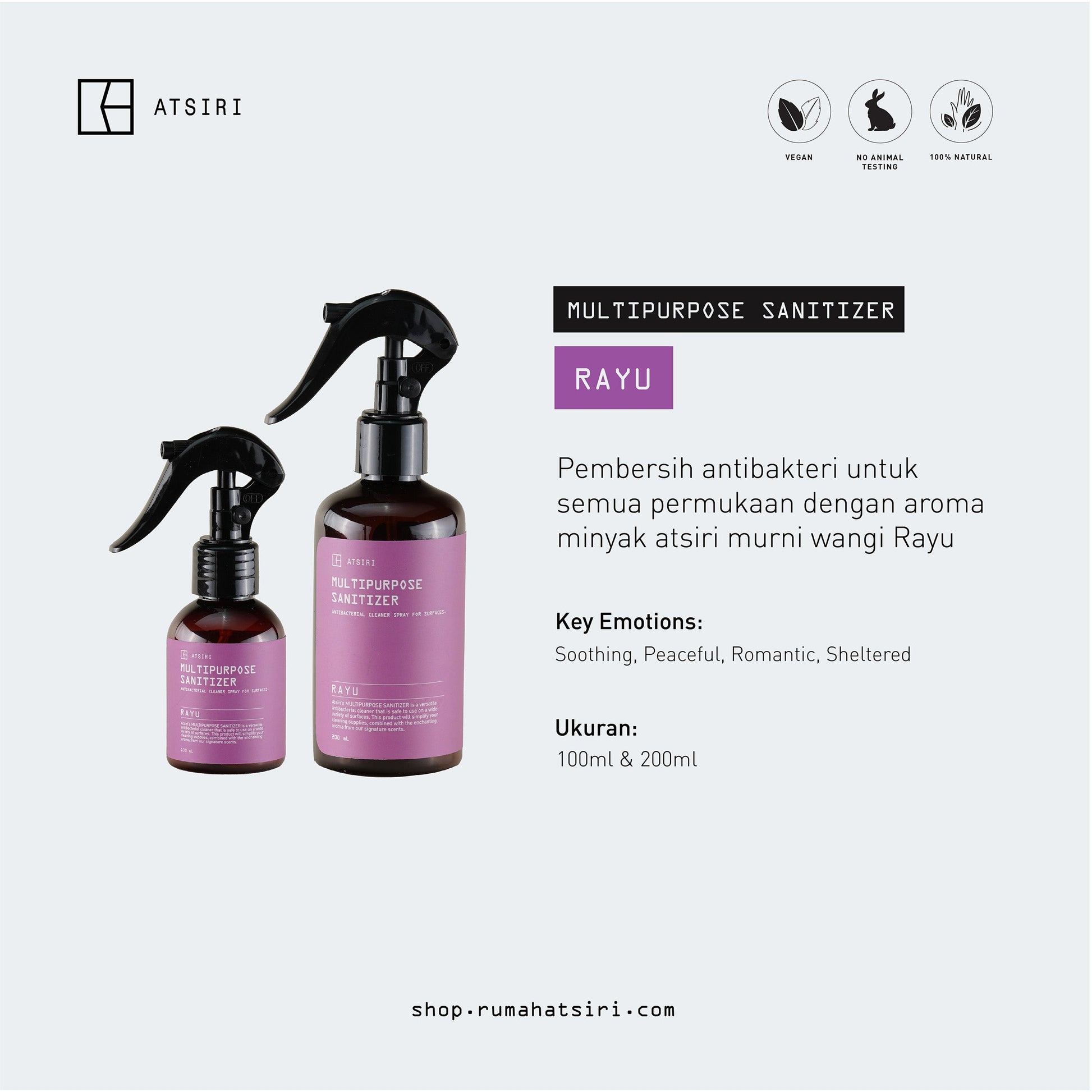 Rayu Multi-Purpose Spray Sanitizer