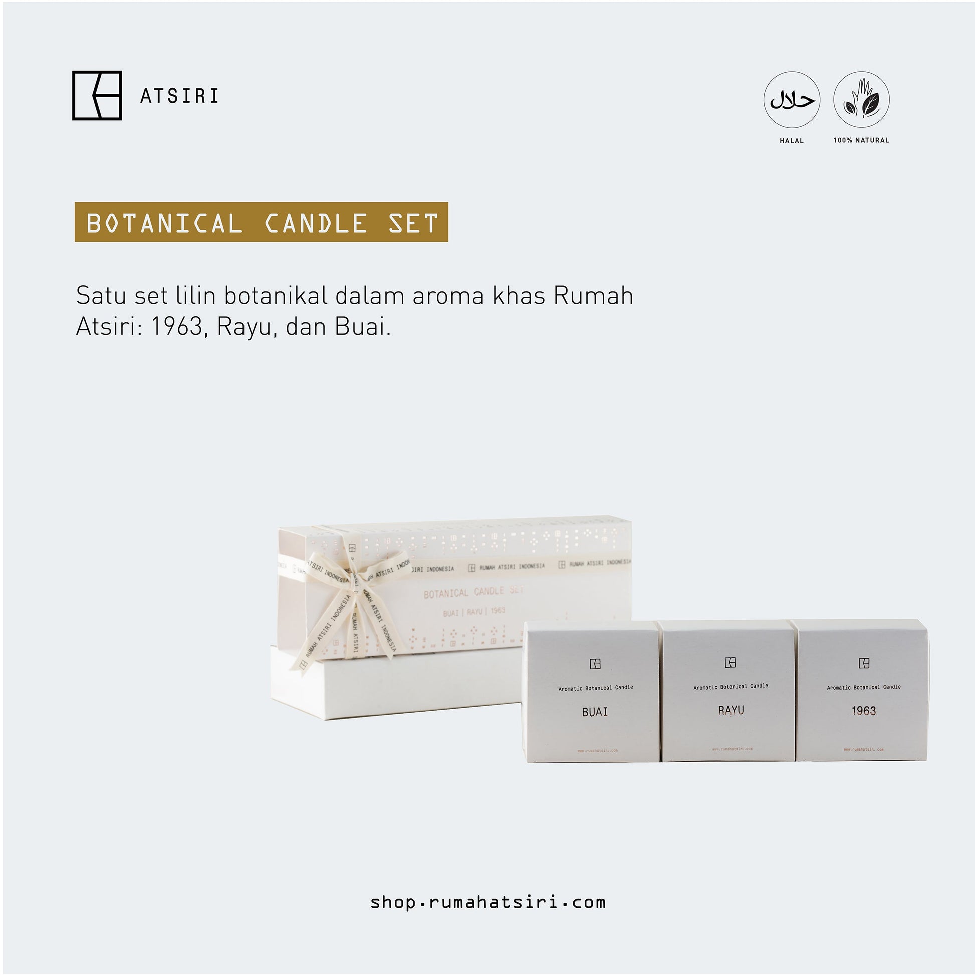 Signature Botanical Candles Set