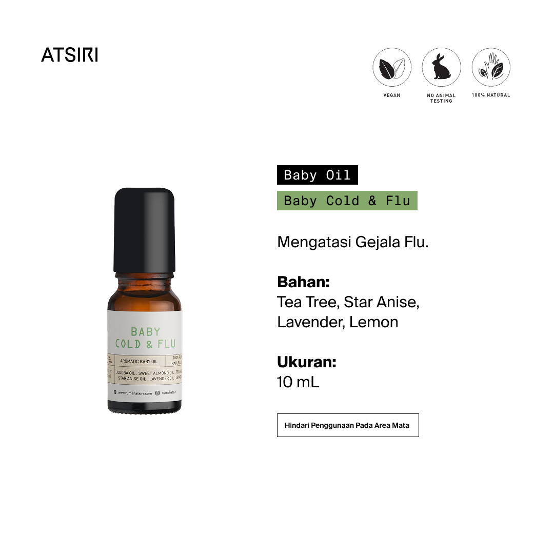 Baby Cold & Flu Aromatic Baby Oil by Rumah Atsiri