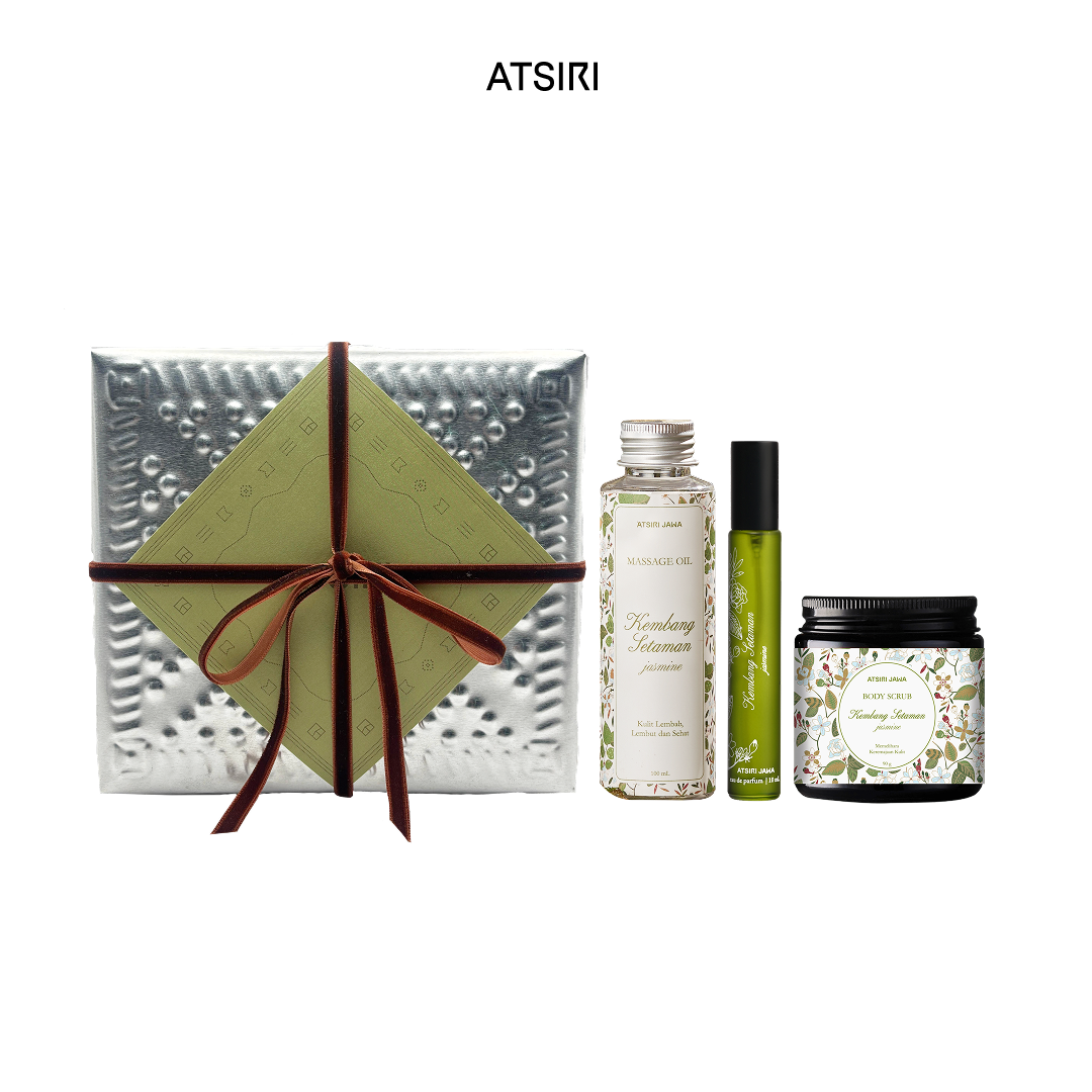 ATSIRI Arum Gift Set 3in1 Body Scrub Massage Oil Parfum