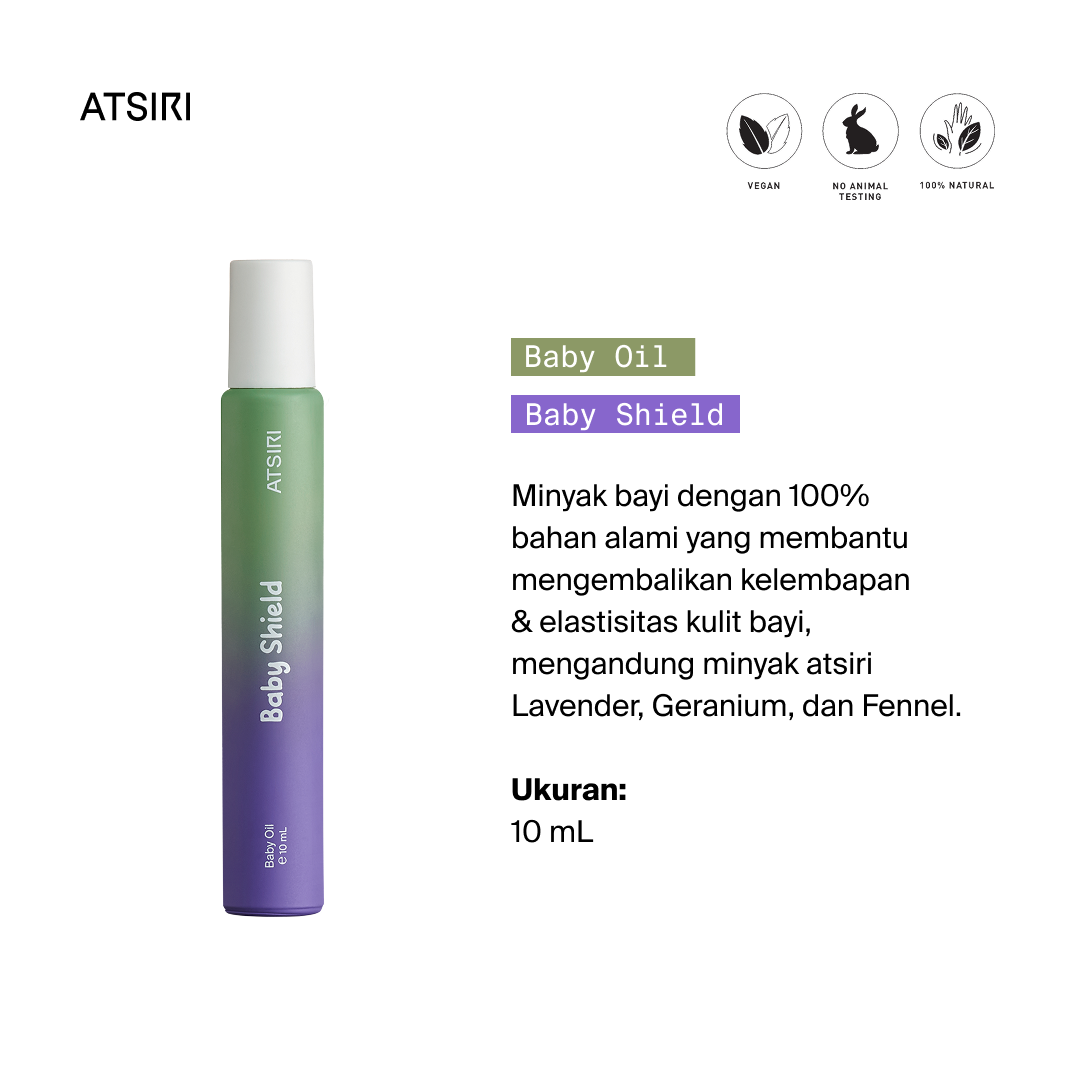 Minyak Pelindung Bayi dari Rumah Atsiri Baby Oil