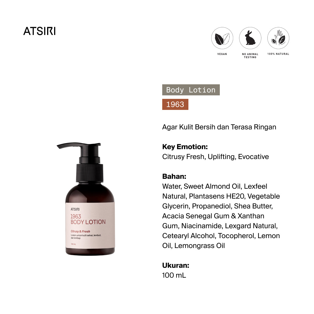 Body Lotion Rumah Atsiri 1963
