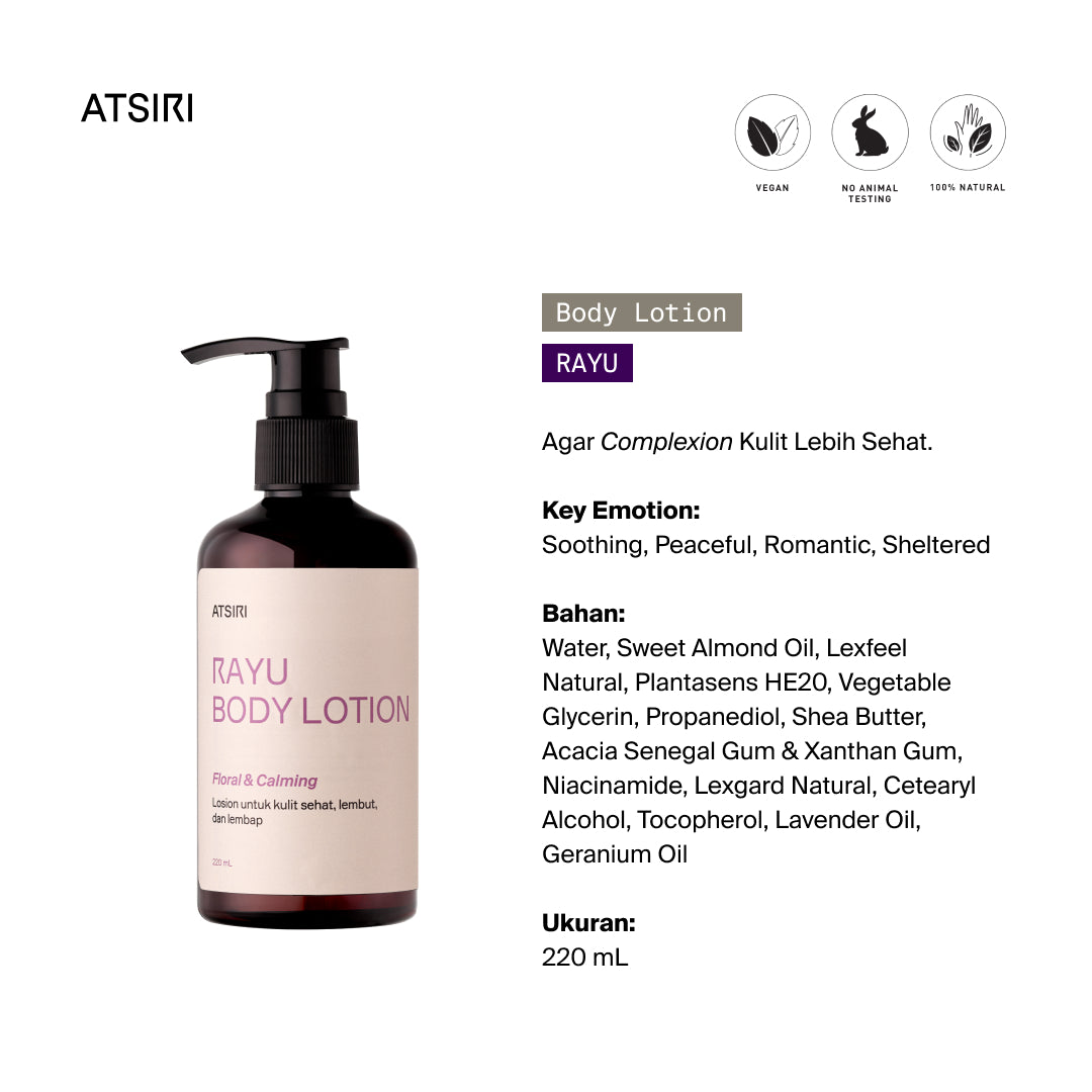 Body Lotion Rumah Atsiri RAYU