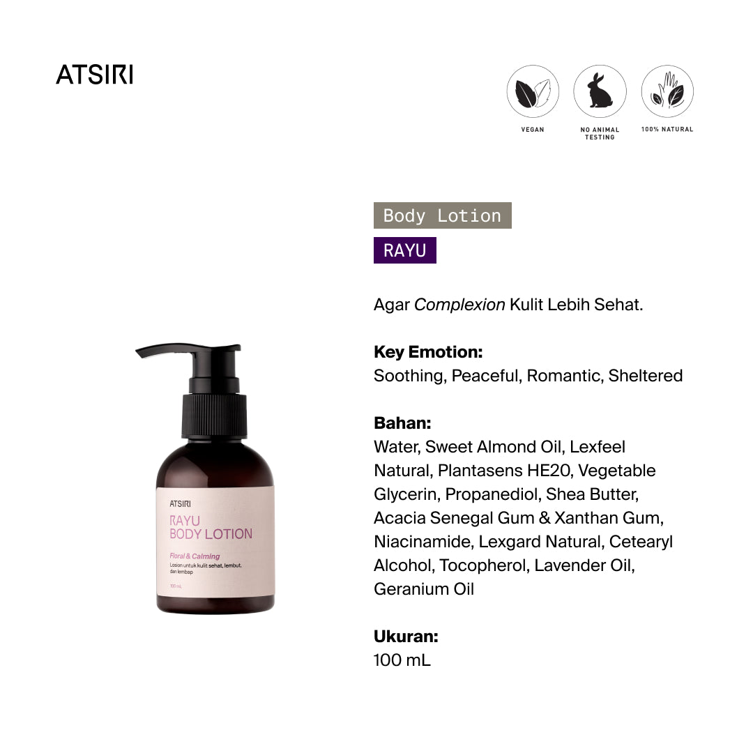 Body Lotion Rumah Atsiri RAYU
