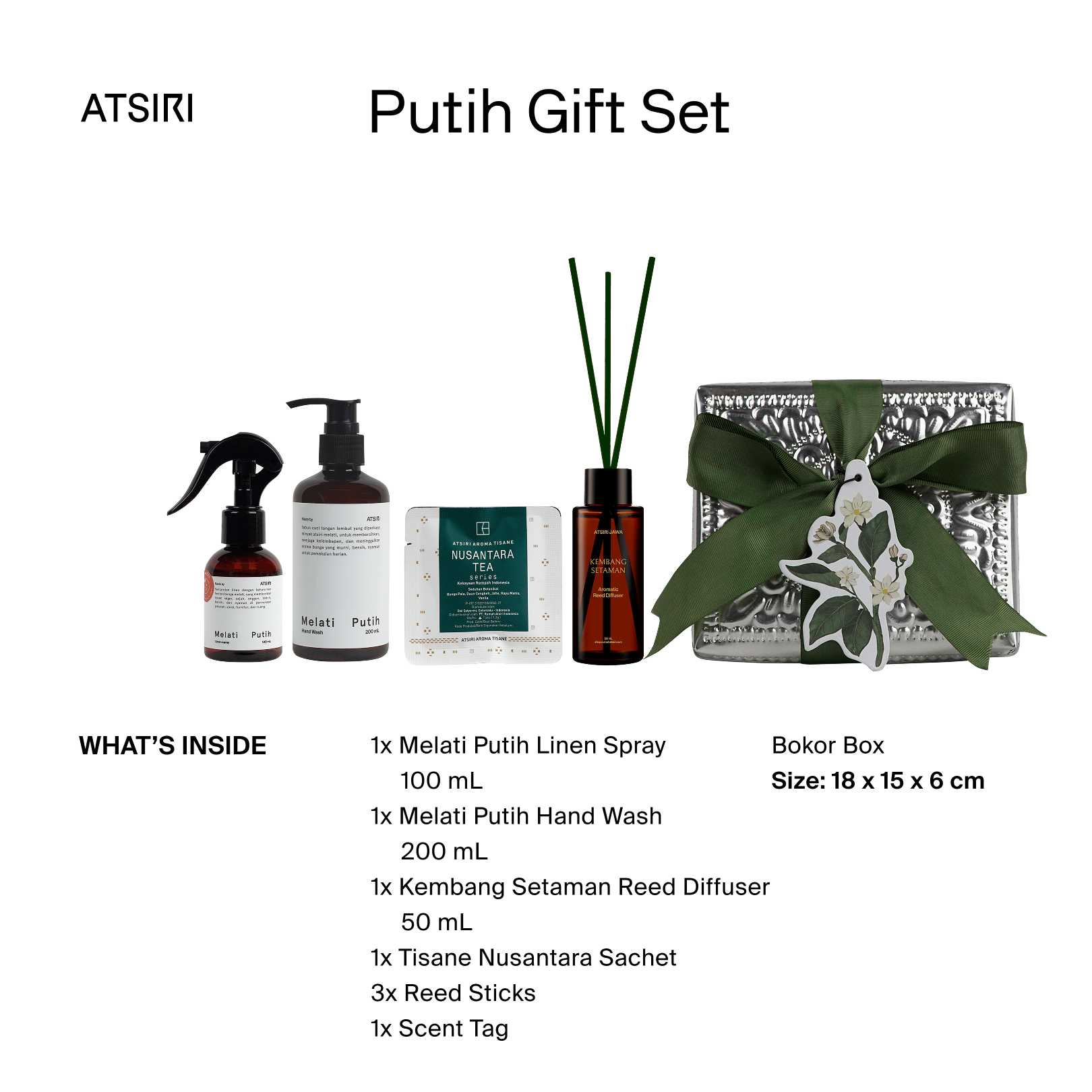 ATSIRI Putih Gift Set Paket Hadiah