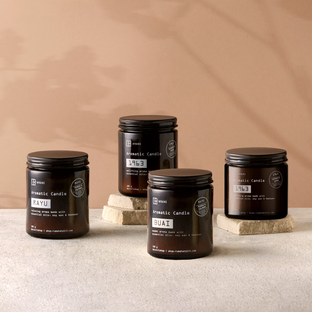 Rayu Aromatic Jar Candles by Rumah Atsiri