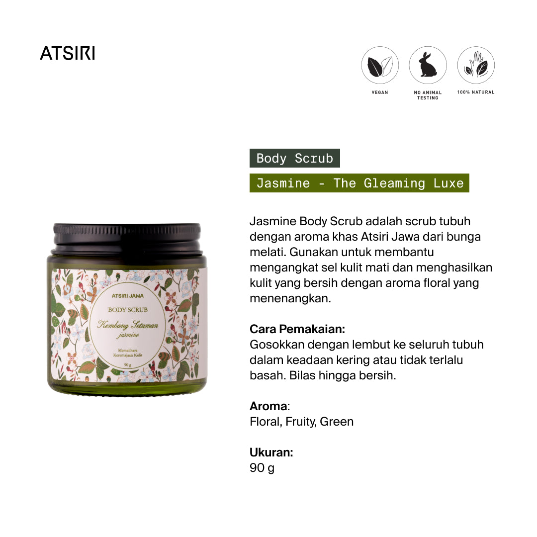 Jasmine Kembang Setaman Body Scrub by Atsiri Jawa