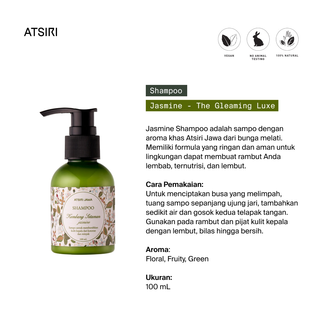 Jasmine Kembang Setaman Shampoo by Atsiri Jawa