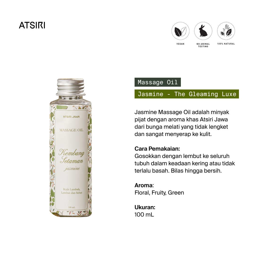 Jasmine Kembang Setaman Massage Oil by Atsiri Jawa