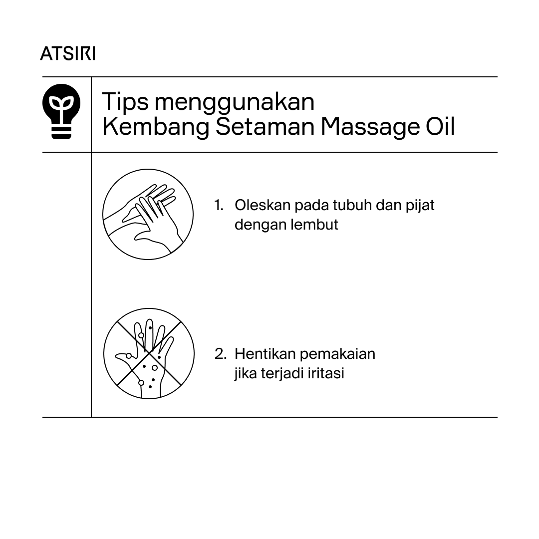 Tuberose Kembang Setaman Massage Oil by Atsiri Jawa