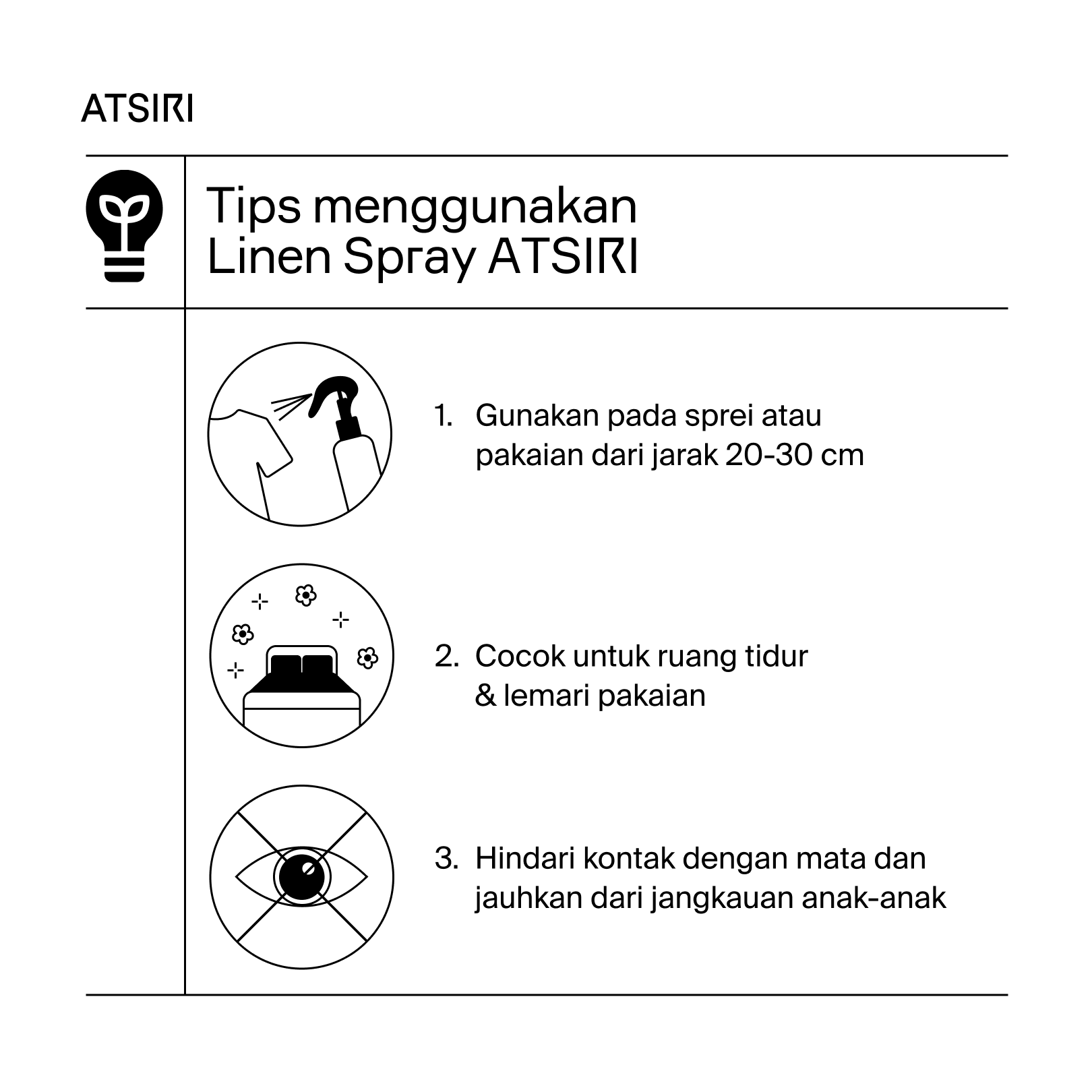 Nina Linen Spray dari Rumah Atsiri