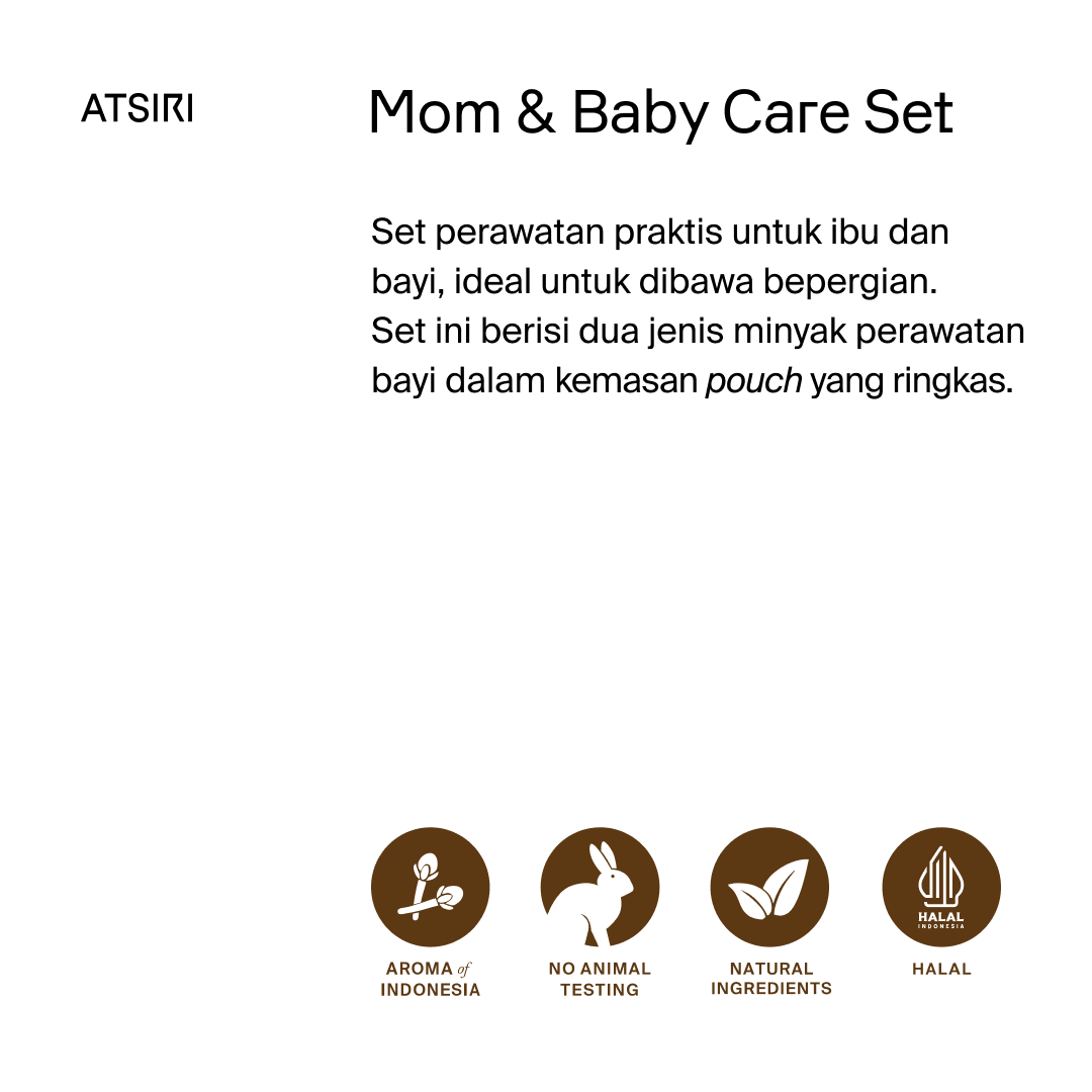 Rumah Atsiri Mom & Baby Care Set Paket Minyak Telon Ibu Dan Anak