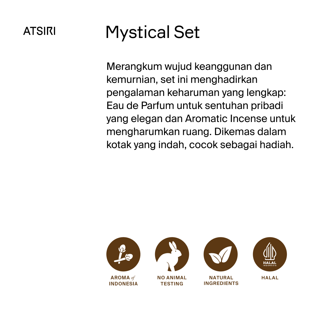 ATSIRI Mystical Set Paket Dupa Harum Aromatic Dan Eau De Parfum Jasmine