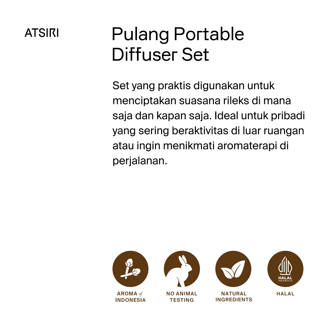 ATSIRI Pulang Portable Diffuser Set