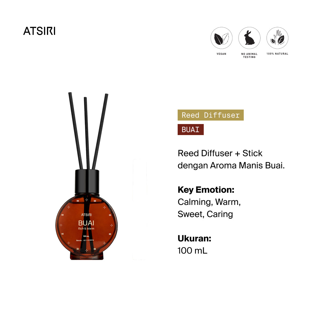 Buai Reed Diffuser by Rumah Atsiri