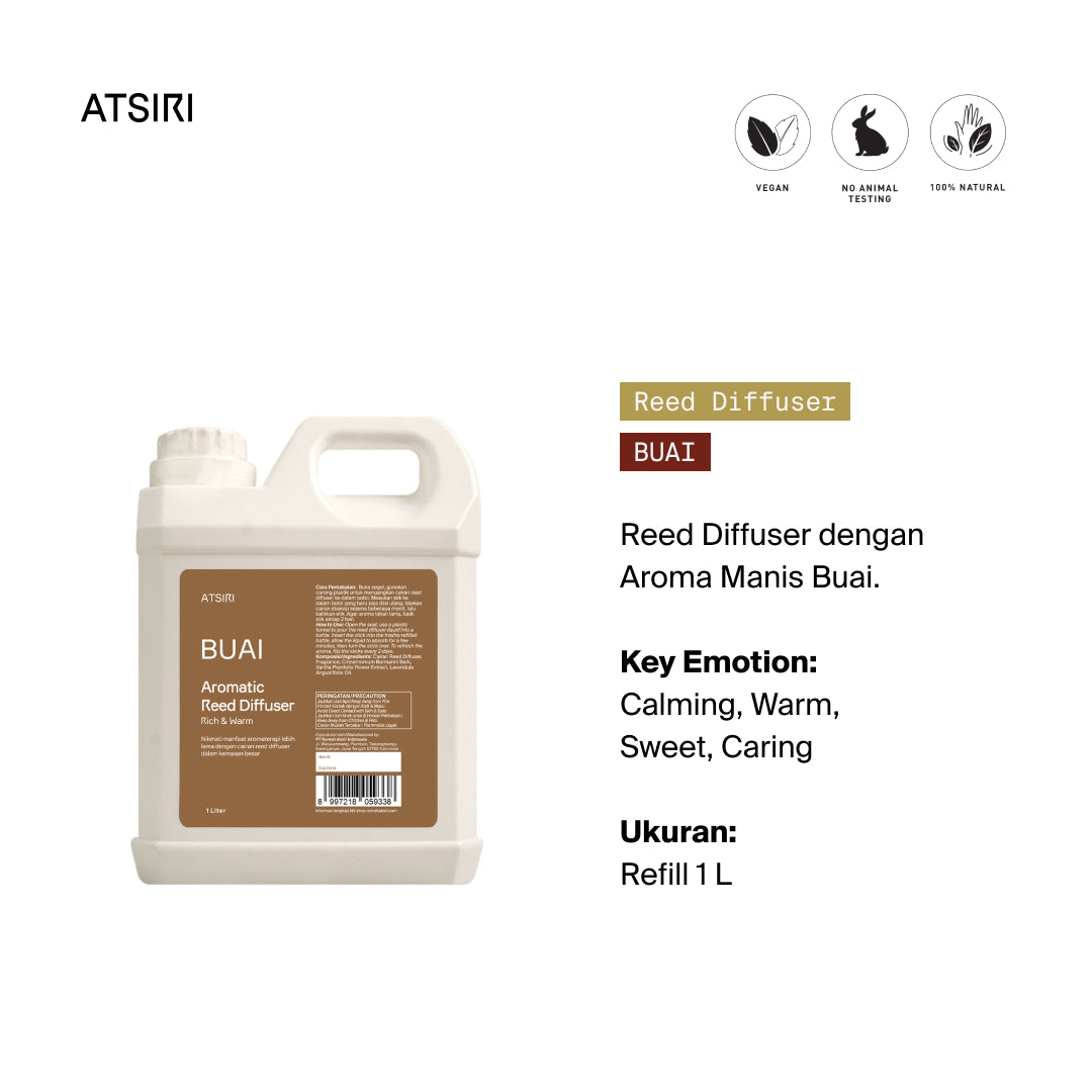 Buai Reed Diffuser by Rumah Atsiri