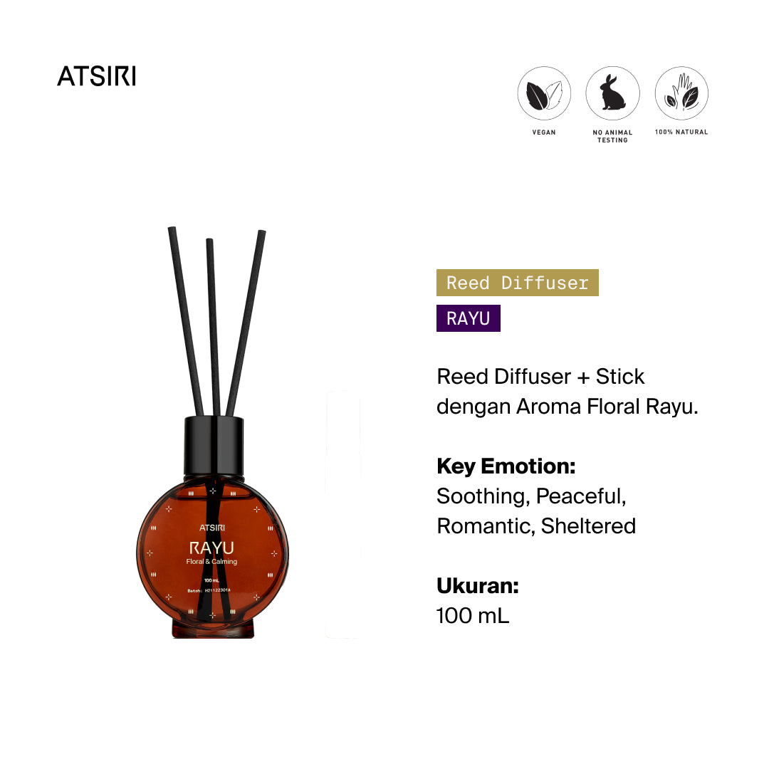 Rayu Reed Diffuser by Rumah Atsiri