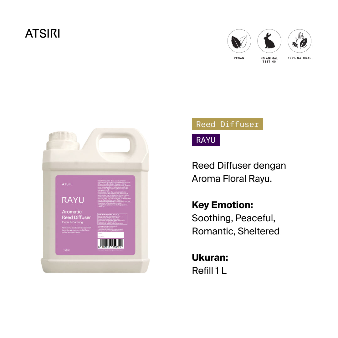 Rayu Reed Diffuser by Rumah Atsiri