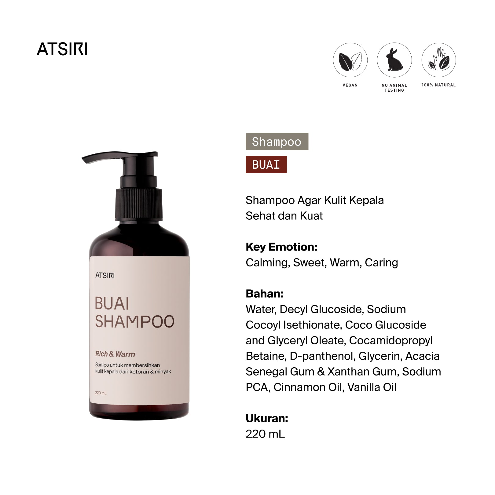 Buai Shampoo by Rumah Atsiri