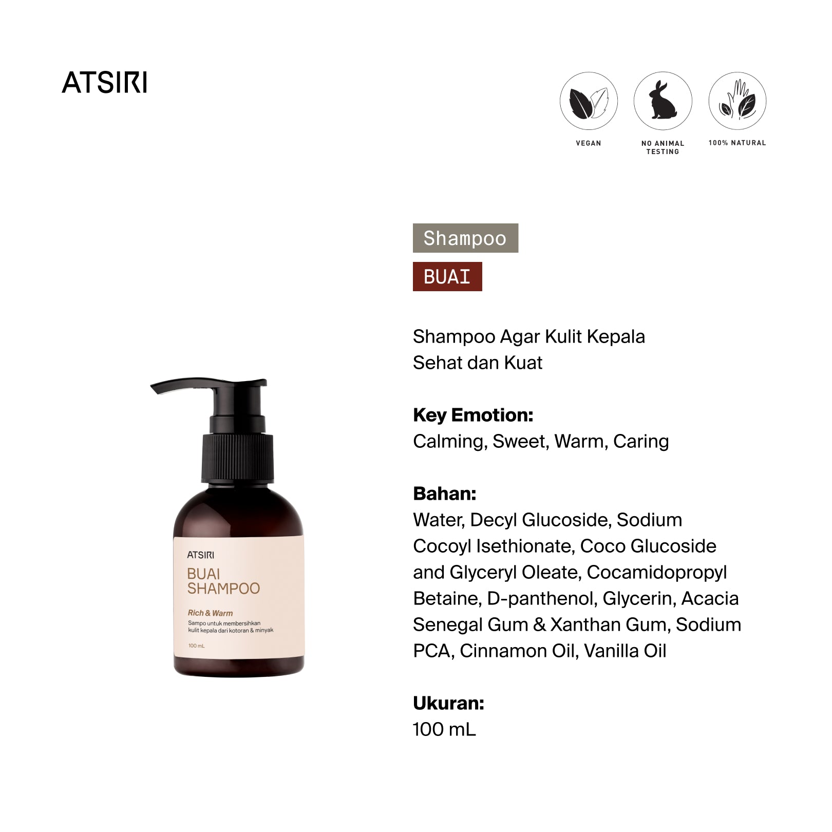 Buai Shampoo by Rumah Atsiri