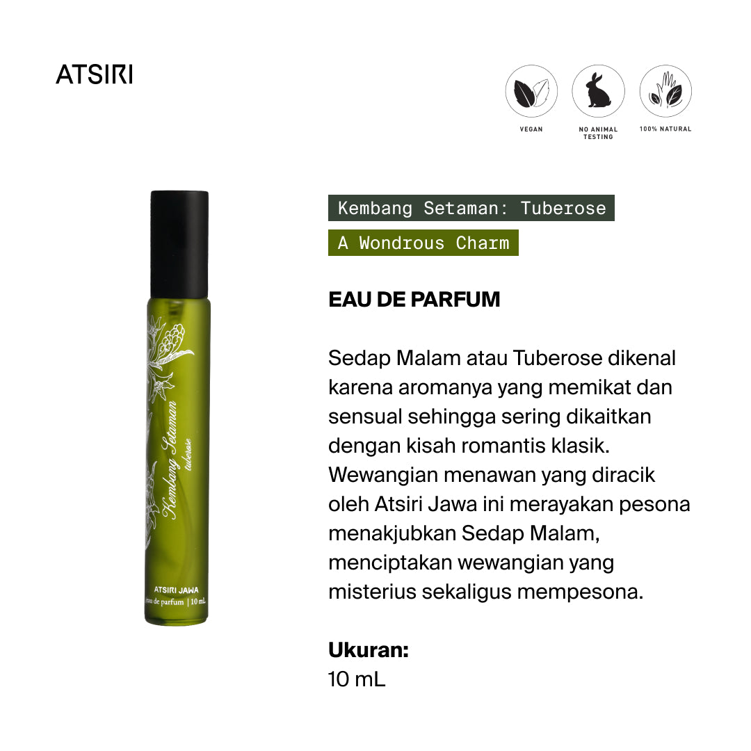 Tuberose Eau de Parfum Kembang Setaman by Atsiri Jawa