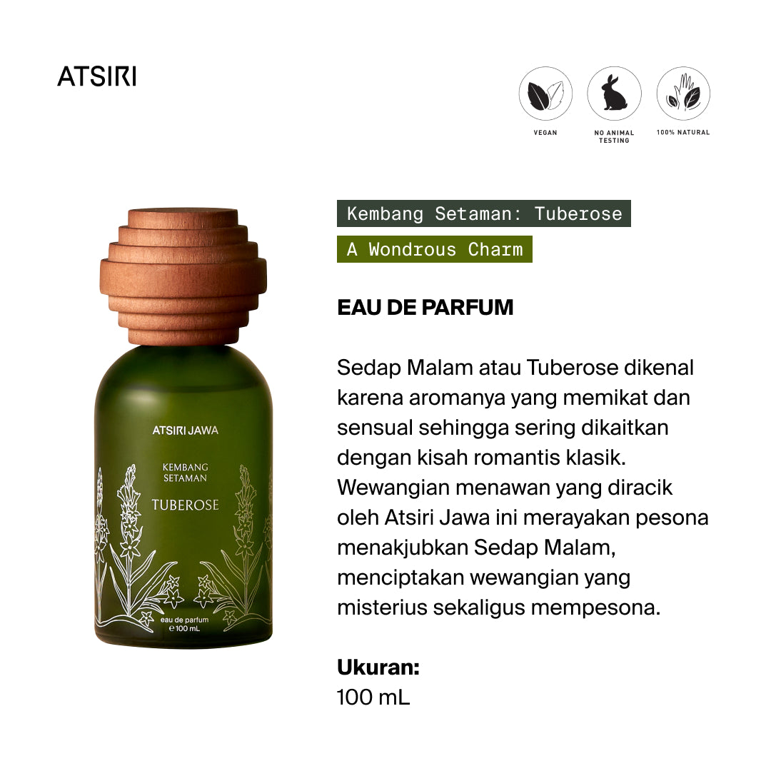 Tuberose Eau de Parfum Kembang Setaman by Atsiri Jawa