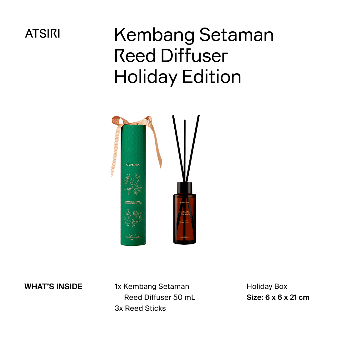 Paket Liburan Rumah Atsiri Kembang Setaman Reed Diffuser