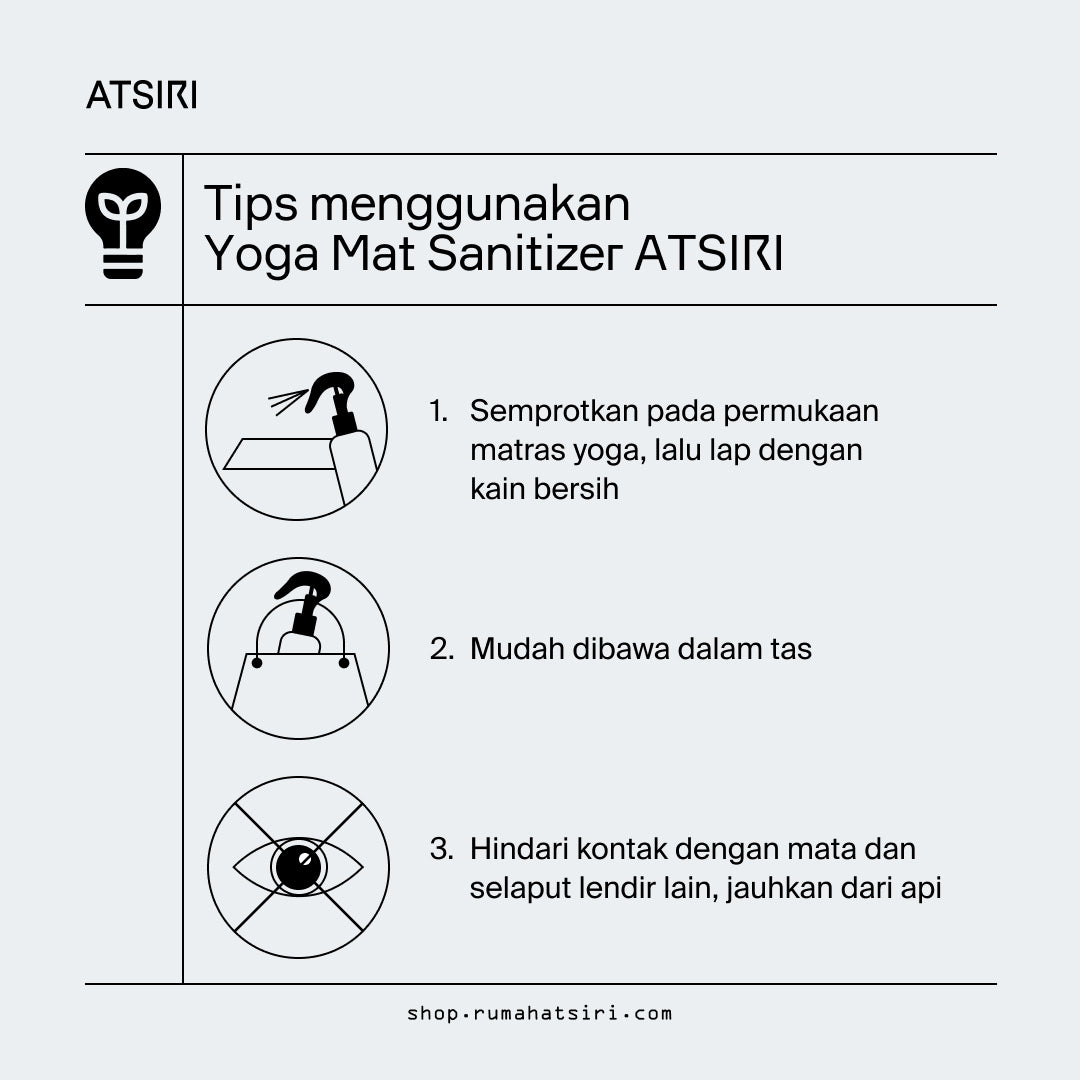 Chakra Yoga Mat Sanitizer by Rumah Atsiri