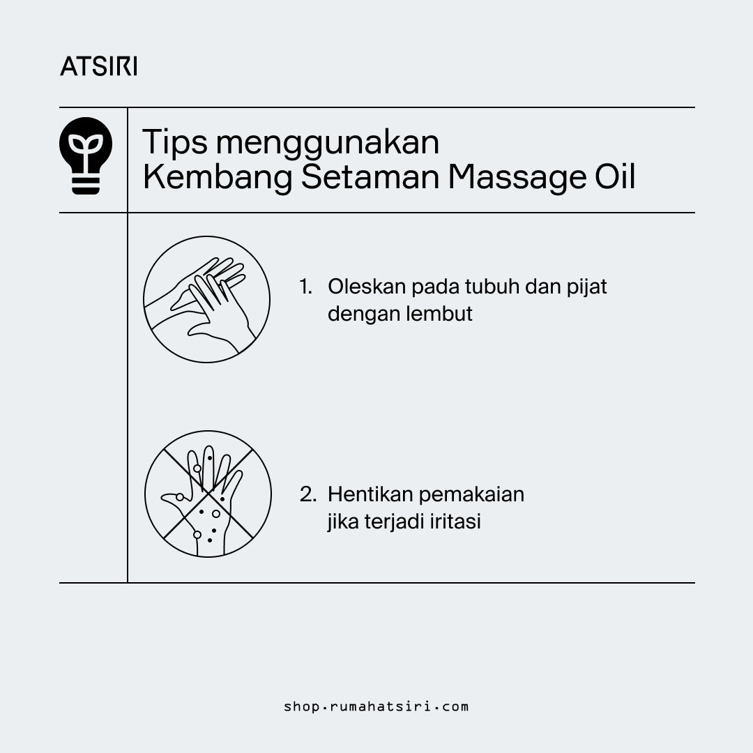 Jasmine Kembang Setaman Massage Oil by Atsiri Jawa