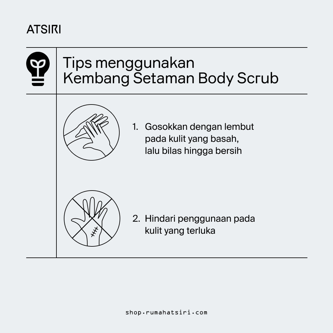 Tuberose Kembang Setaman Body Scrub by Atsiri Jawa