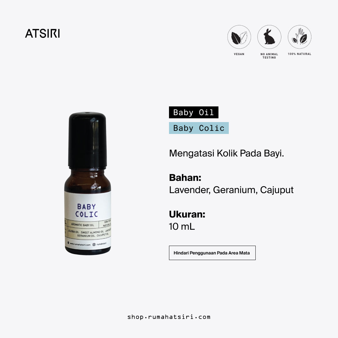 Baby Colic Aromatic Baby Oil by Rumah Atsiri