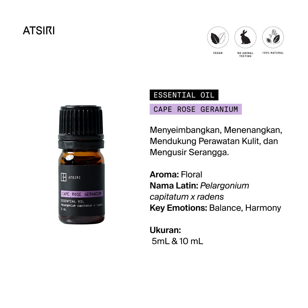Minyak Atsiri Cape Rose Geranium oleh Rumah Atsiri