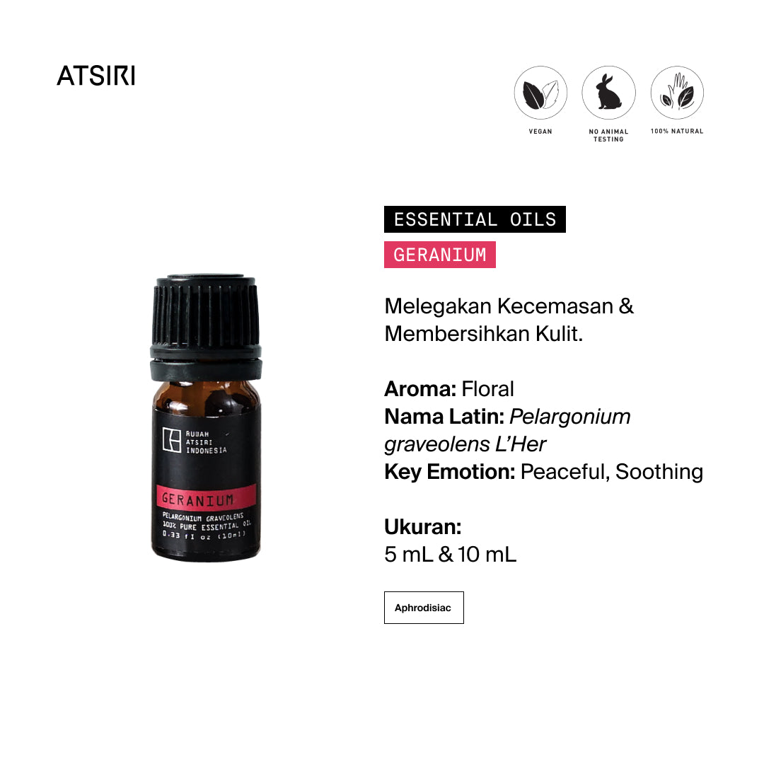 Geranium Essential Oil by Rumah Atsiri